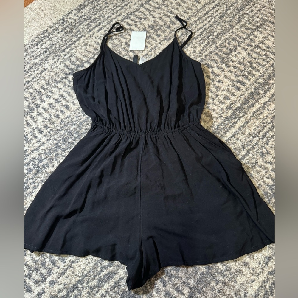H&M black romper, size s